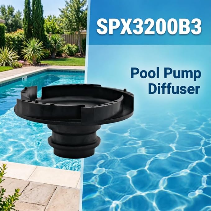 SPX3200B3 Diffuser Replacement Fit Select Hayward Tristar (SP3200, SP3200EE, SP3205EE) and Ecostar Pump (SP3400VSPVR, SP3400VSP)