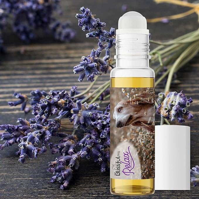 The Blissful Dog Basset Hound Dog Relax Roll-ON Aromatherapy for Dogs - Anxiety Relief for Dogs
