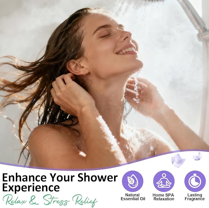Shower Steamers Aromatherapy Birthday Gifts for Women - 8 Pack Shower Bombs with Natural Essential Oils, Self Care Relaxation Home Spa Gifts for Mom Wife, Teacher Appreciation Gift