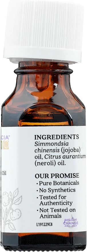 Aura Cacia, Essential Oil Neroli Jojoba, 0.5 Fl Oz