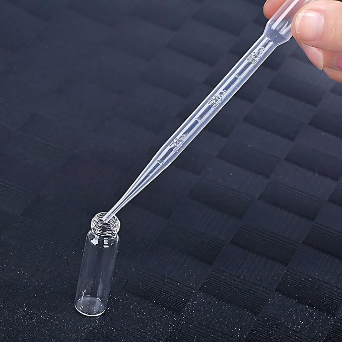 2 Set Perfume Refill Tool Kit, Plastic Perfume Syringe Extractor for Liquid Cologne Fragrance Sample Essential Oils, Travel Use
