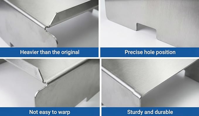 Heat Baffle Diffuser BCA012 Replacement Parts for Traeger Pro Series 22 34,Newer Tex, Century 22 34,Tex Elite, Lil Tex and More, Flame Deflector 37721001 for Z Grill,Camp Chef etc Pellet Grill
