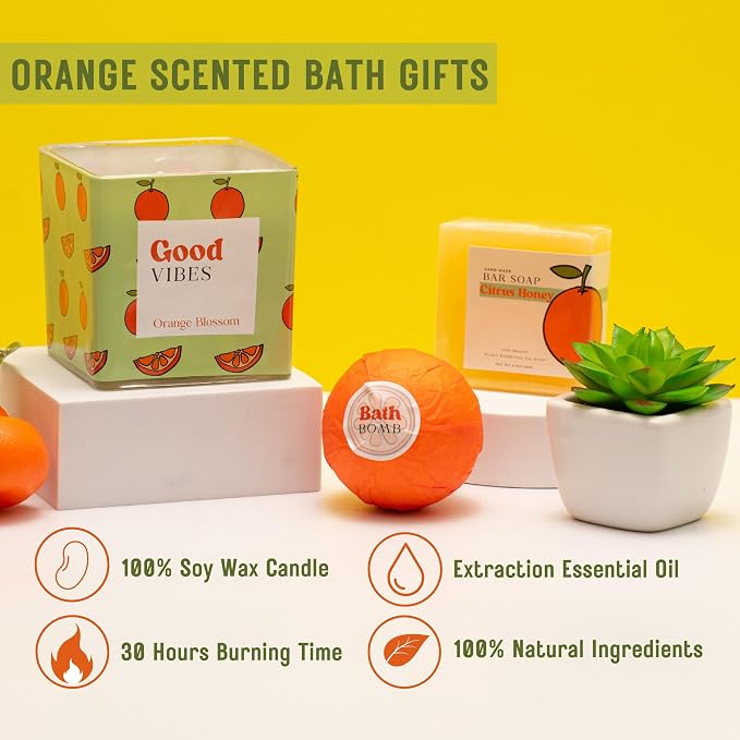 The Love Crate Co. Sunshine Gifts for Women, Self Care Gift Box | Bright, Uplifting Moments Designed to Encourage, Comfort, and Delight