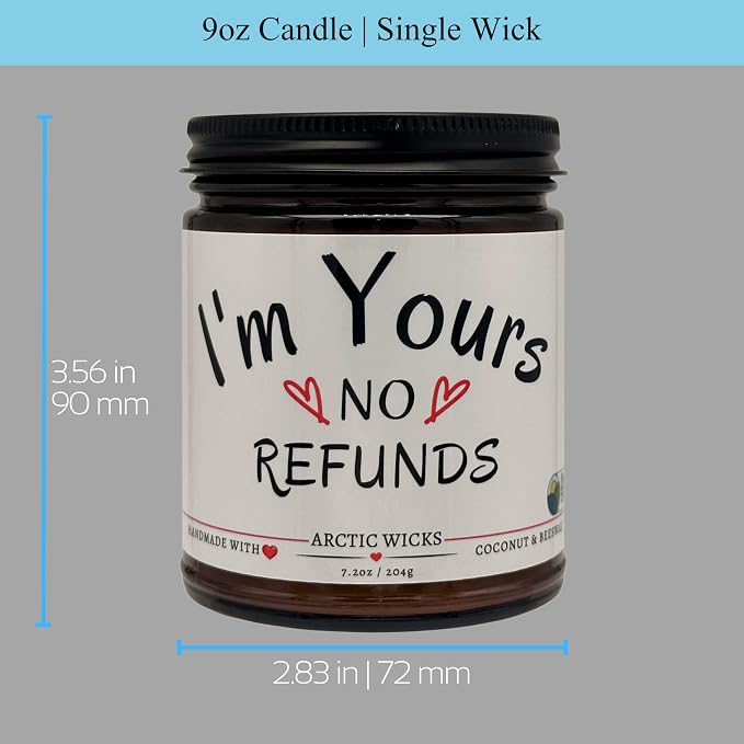 Arctic Wicks Scented Coconut Beeswax Candles | Coconut Beeswax Non Toxic Candle 9oz Amber | Farmhouse Candles Non-Toxic Clean Burn 100% USDA Certified Biobased (Love Struck - Happy Birthday)