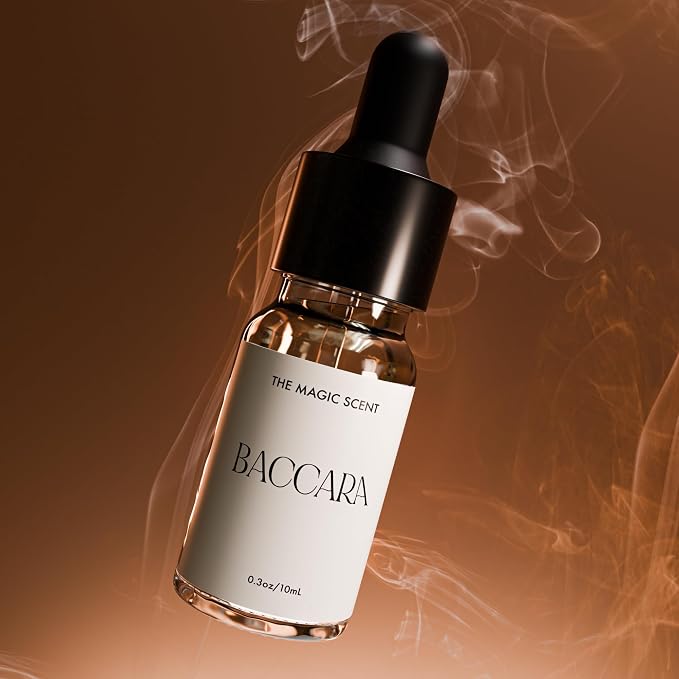 The Magic Scent Baccara Diffuser Oil - Hotel & Home Luxury Scents Inspired by Baccarat Rouge - Diffuser Oil Scents for Home Designed for Use in All Diffusers - 0.3 fl oz, 10 mL