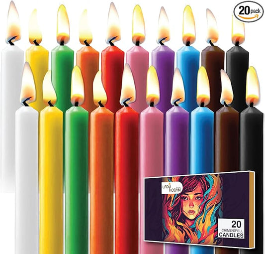 ladyrobyn Spell Candles (20 Candles) - One Shipping Charge!