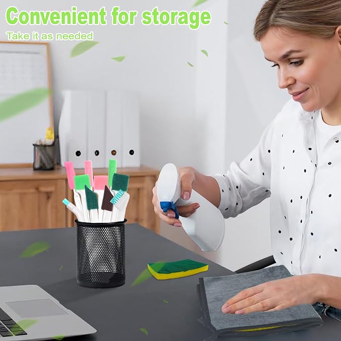 Engorgio Humidifier Cleaner Brush Set 14Pcs,Small Cleaning Brush Tight Spaces for for Humidifiers, Keyboards, Tiles, Bottles and Tight Spaces,Household Cleaning Tools kit.
