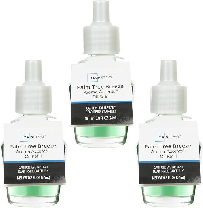 MS Aroma Accent Oil Refills (3pack) (Palm Tree Breeze)