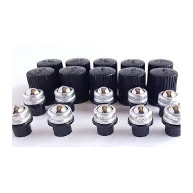 Young Living AromaGlide Roller Fitments | 10 Pack | Transform Your Favorite Essential Oil Bottles Into a Convenient Roll-On | Portable and Easy-to-Apply