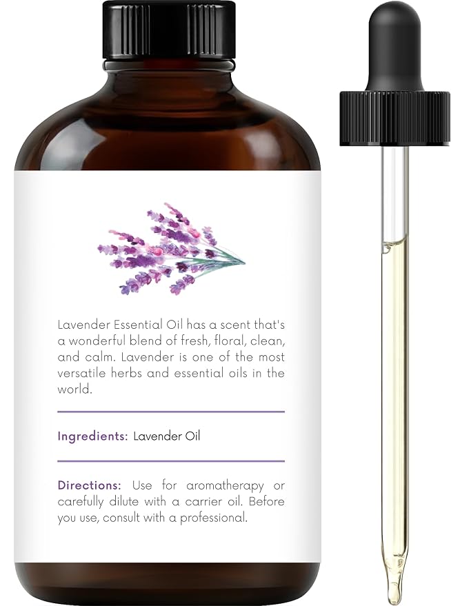 Handcraft Blends Eucalyptus, Lavender, and Lemongrass Essential Oil Set - Huge 4 Fl. Oz, 100% Pure and Natural, Therapeutic Grade With Premium Glass Dropper