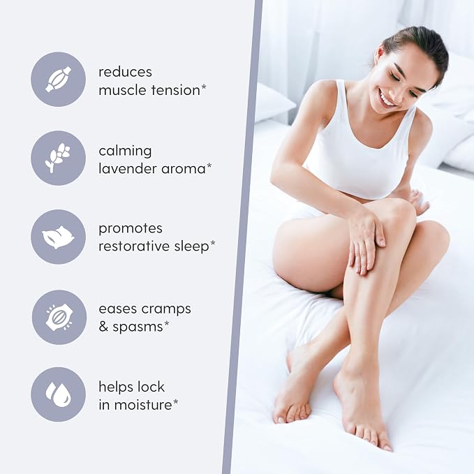 M3 Naturals Lavender Magnesium Oil Spray for Sore Muscles, Feet, Joints and Leg Cramps, Supports Restful Sleep and Post-Workout Recovery, With Chamomile Oil & Stem Cell extract, 12 fl oz