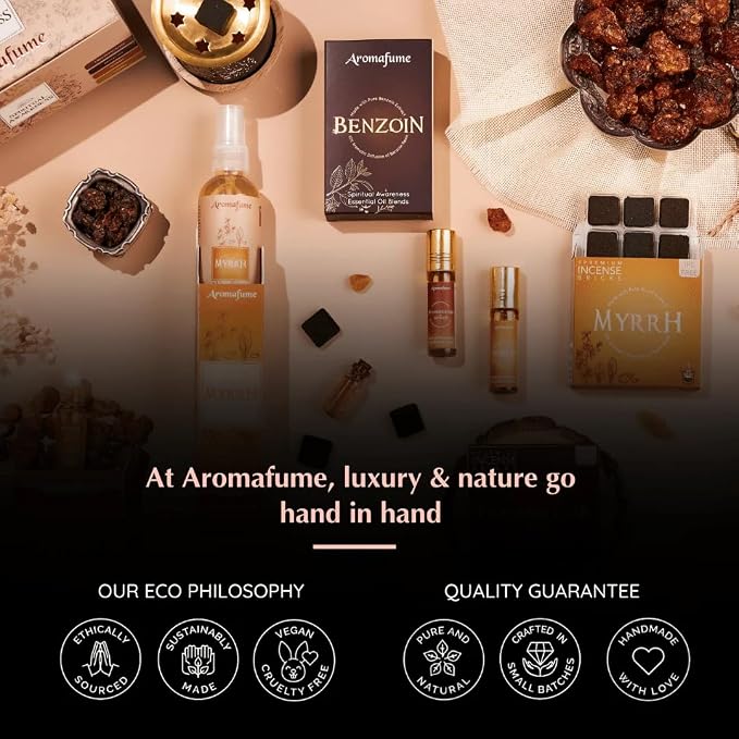 Copal Resin Essential Oil Diffuser Blend 30ml by Aromafume | Protium Copal (Burseraceae) Extract | Native to Mexico | Deepened Relaxation & an ambience for Rituals | Charged with Pure Resins