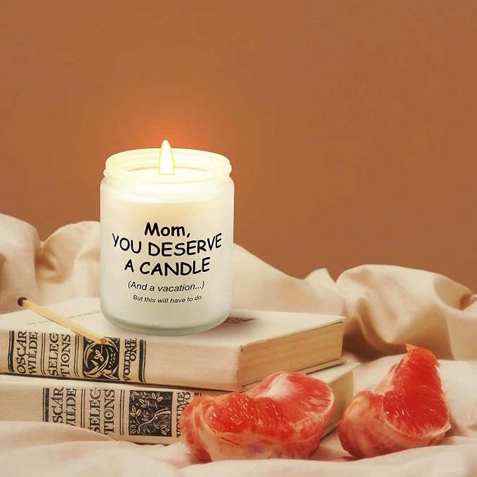 Lihome Gifts for Mom from Daughter Son, Funny Mothers Day & Birthday & Thanksgiving & Christmas Gifts, Vanilla Coconut Candles(7oz)
