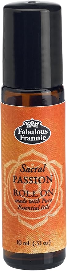 Fabulous Frannie 2nd Chakra Sacral Passion Pre-diluted ROLL ON Made with Pure Essential Oils .33oz (10ml)