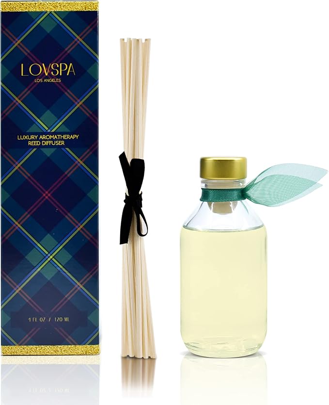 Birchwood Pine Reed Diffuser Set, Living Room Decor, Home Fragrance | White pine, balsam fir, and birch wood profile, entryway, guest bathroom, living room, home aroma