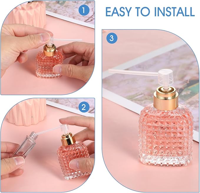 30 Packs Perfume Dispenser Pump Perfume Refill Pump Cosmetic Refillable Decanter Transfer Tools Refillable Spray Bottle Dispenser Extractor