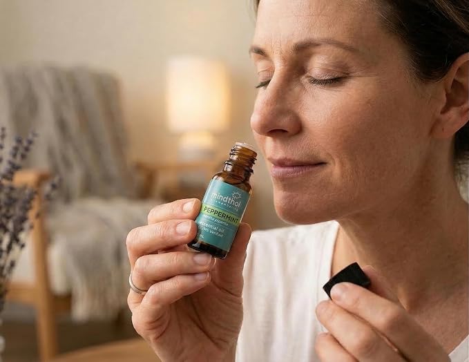 Peppermint Essential Oil 15ml - 100% Pure Therapeutic Grade - Natural Aromatherapy for Alertness, Clarity & Mental Refresh