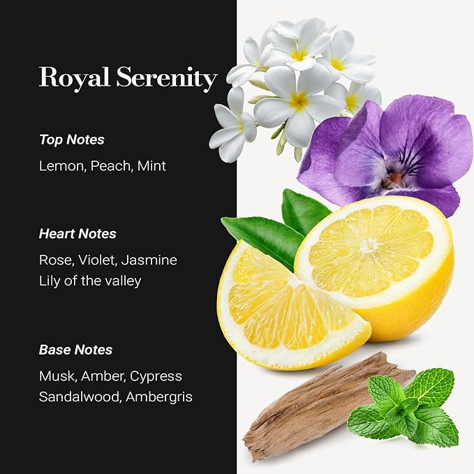 JCLOUD Royal Serenity Hotel Diffuser Oil 16.9 Fl Oz (500mL), Inspired by 5-Star Hotel Scent, Luxury Cold Air Diffuser Oil Refill & Essential Oils Bulk for Home, Offices