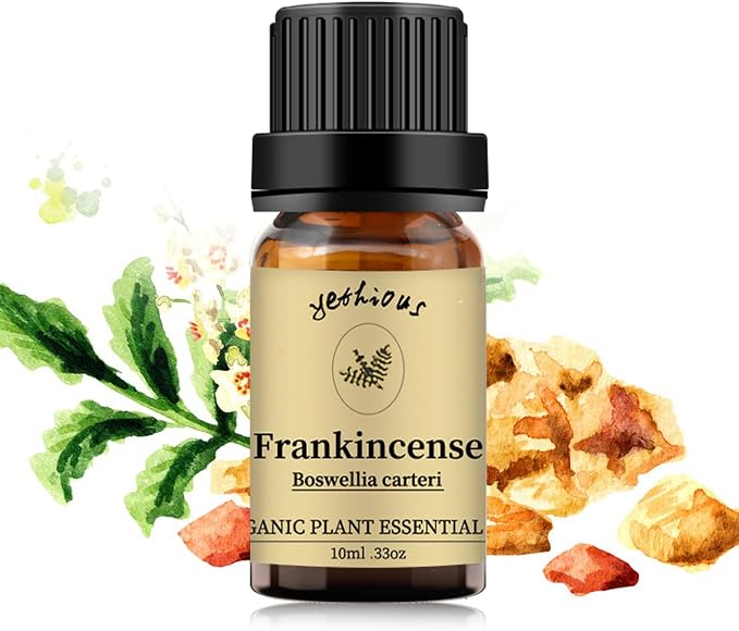yethious Frankincense Essential Oil for Humidifier 100% Pure Organic Frankincense Aromatherapy Oil Gift Oils 10ml for Massage