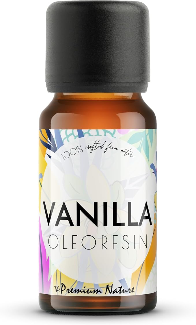 Vanilla Essential Oil | 100% Pure & Natural Vanilla planifolia with Warm Sweet Rich Aroma | for Diffuser, Candle Making, Perfumery & DIY Aromatherapy Blends, 0.34 fl oz