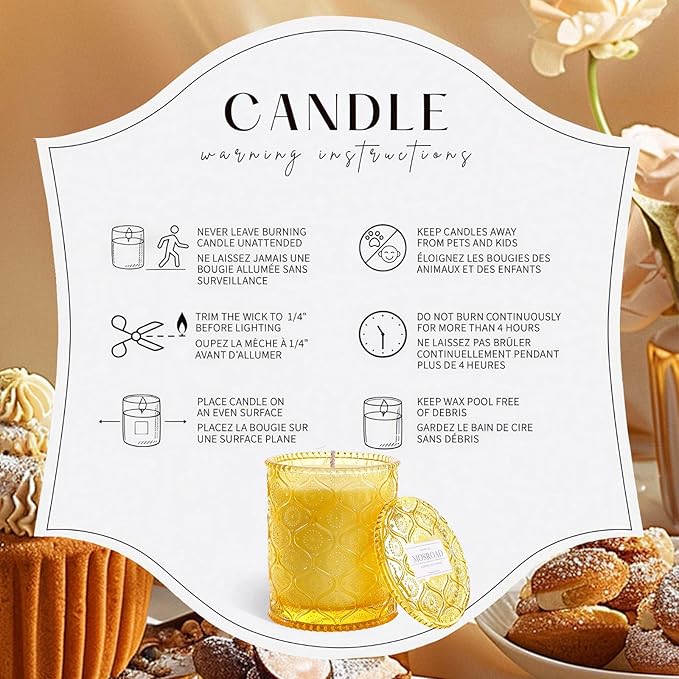Vanilla Cupcake Scented Jar Candle for Home - Warm Vanilla Sugar & Vanilla Bean Natural Soy Candle, Luxury Aromatherapy Candles for Cozy Home Scented, Gifts for Women & Mom,Bakery Scent & Relaxation