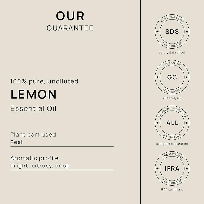 VINEVIDA [32 oz] Pure Lemon Essential Oil