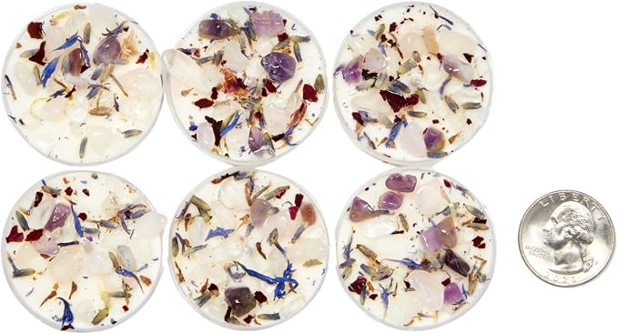 New Moon Beginnings Lavender Scented Stress Relief Candle - Set of 6 Tealights