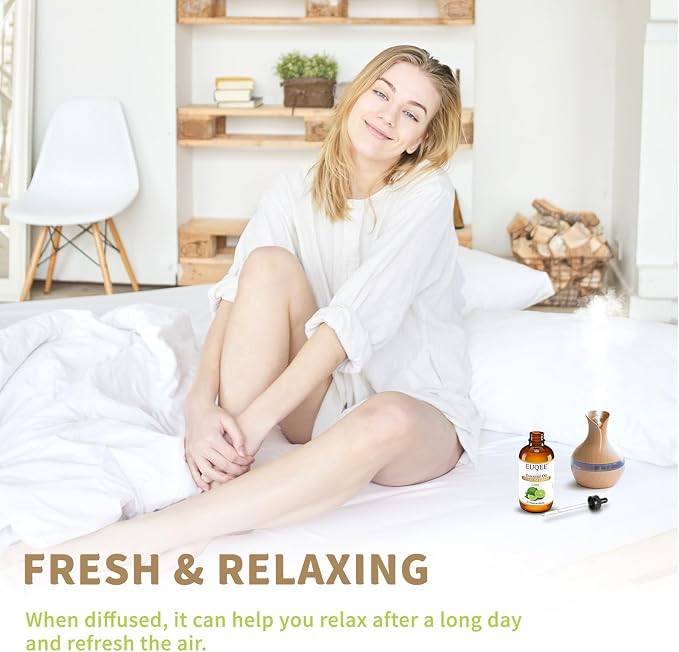 EUQEE Lime Essential Oil 4fl oz Pure Lime Oil Essential Oil with Dropper for Diffusers, DIY Soap & Bath Bombs (118 ml)