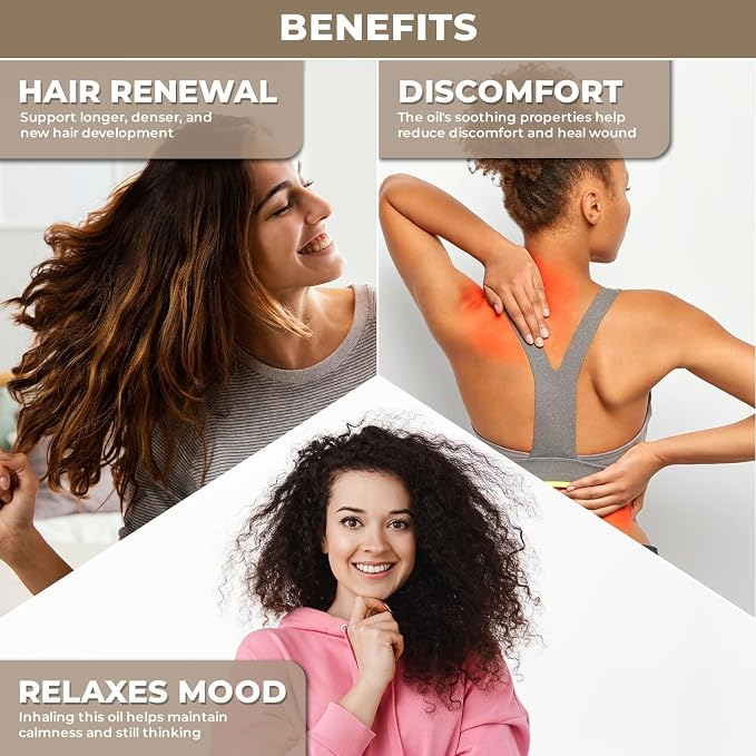 Rosemary Essential Oil for Aromatherapy for Hair & Scalp | Moisturizing Massage Oil | Multipurpose Oil