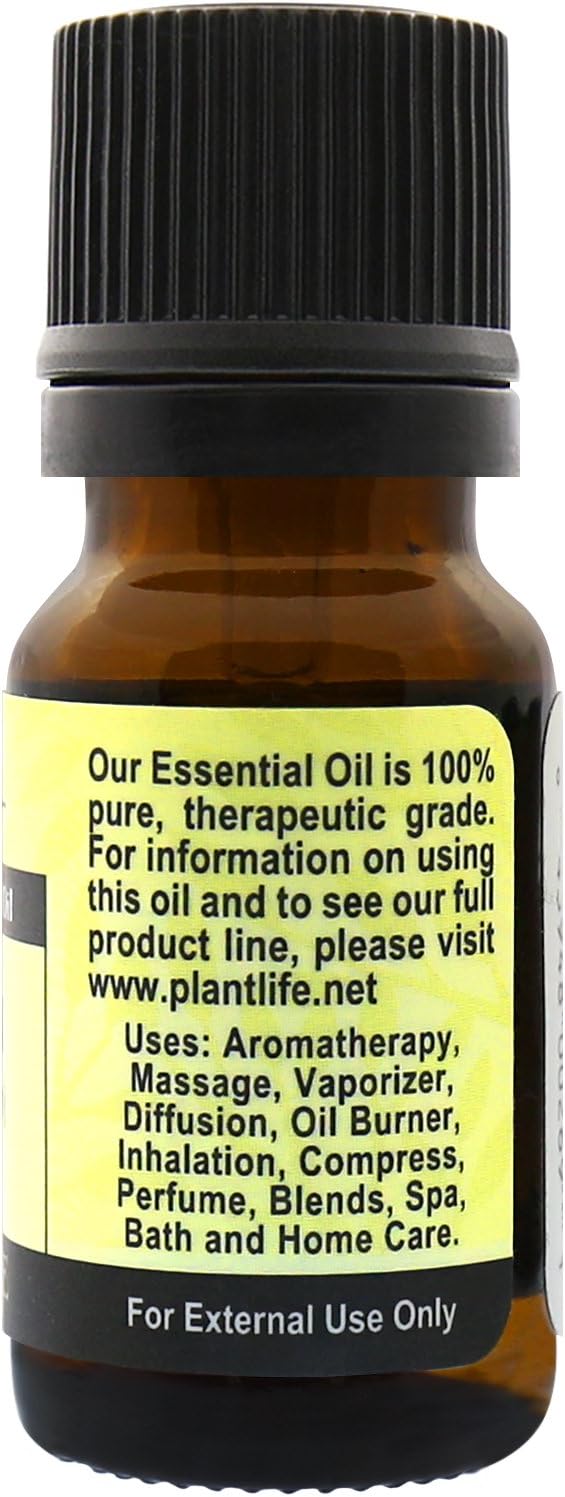 Plantlife Petitgrain Aromatherapy Essential Oil - Straight from The Plant 100% Pure Therapeutic Grade - No Additives or Fillers - 10 ml