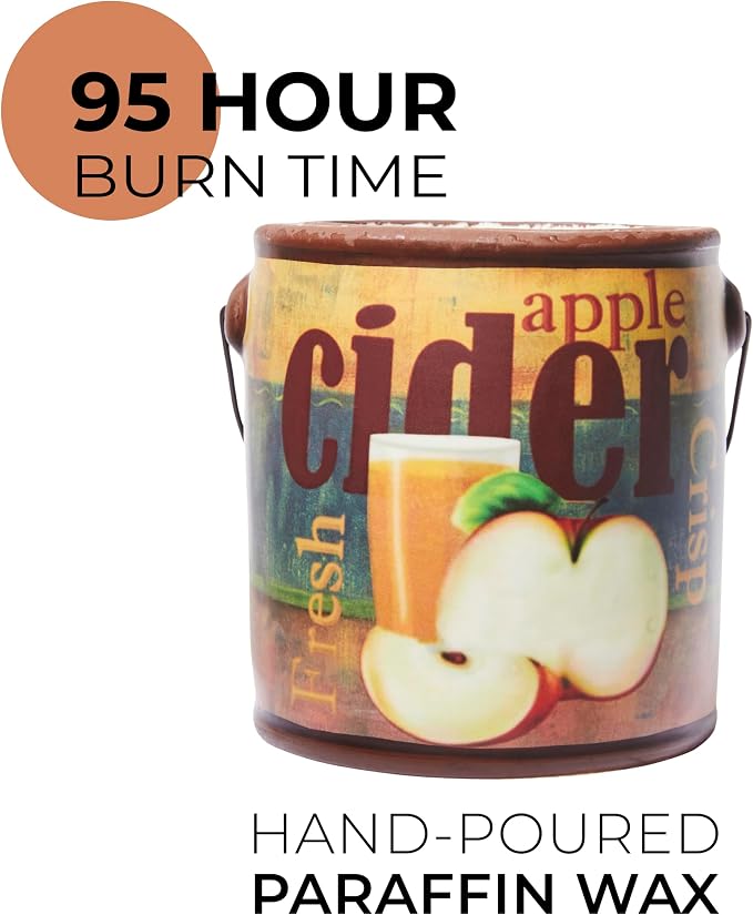 A CHEERFUL GIVER 95hr 20oz Scented Candle - Aunt Kook's Apple Cider - Multi-Wick Glass Candle - Gifts For Men and Women
