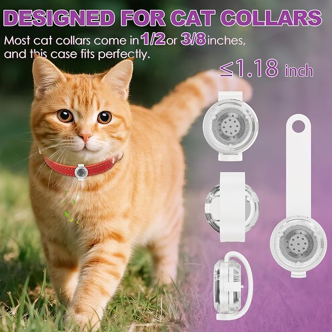 Cat Calming Pheromone Diffuser – Relieves Travel Anxiety & Stress in Cats & Kittens, Long-Lasting Drug-Free Comfort, No Electricity Needed, Easier to Use Than Calming Collars or Sprays