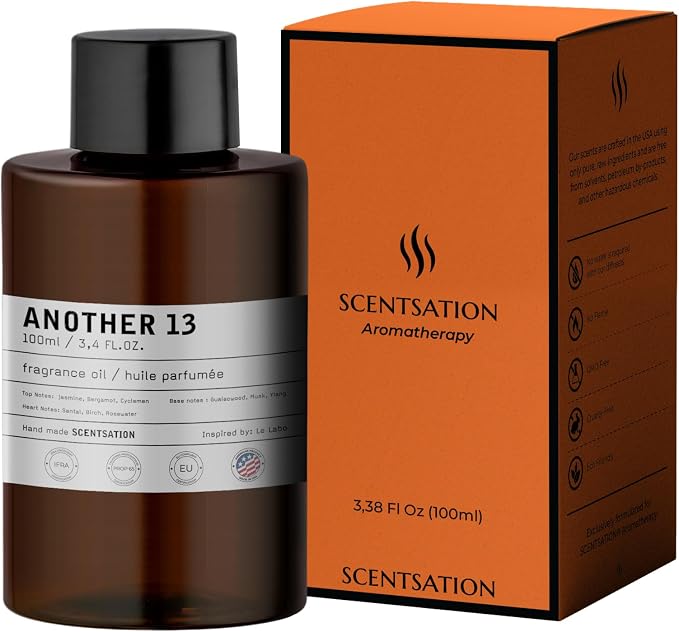 Essential Oils for Diffusers for Home - Another 13 Oil 3.4 Fl Oz - Aromatherapy - Long Lasting Hotel Collection Diffuser Oil - Oils for Diffuser - Made in USA