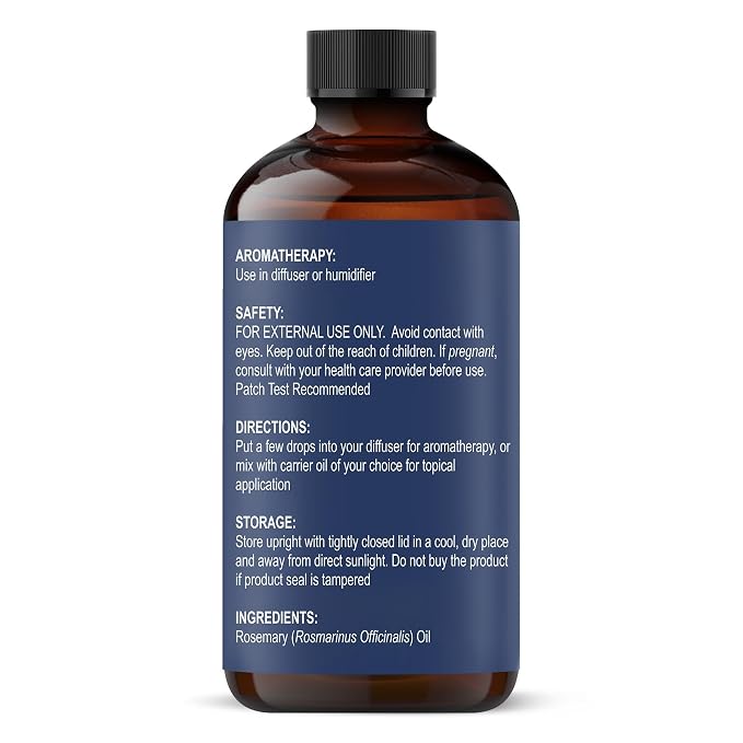 Botanic Hearth Rosemary Essential Oil | 100% Pure and Natural | Premium Grade Essential for Diffuser, Aromatherapy, Soap and Candle Making | Rosemary | with Glass Dropper | 2 Fl Oz