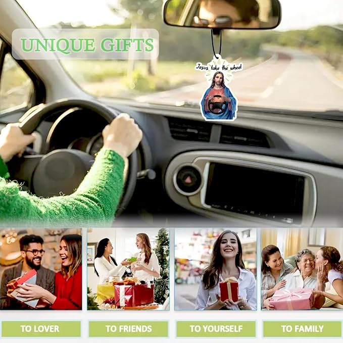 1PCS Car Air Fresheners,Whimsical Cat Hanging Car Air Fresheners,Cute Mirror Freshener Mirror Scented Hanging Automobile Accessories Decor Interior Home,Cat Gifts for Men Woman Friends