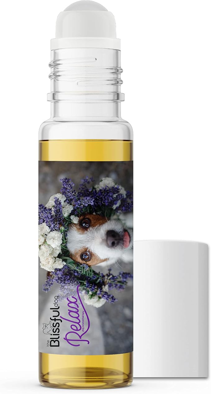 The Blissful Dog Jack Russell Relax Roll-ON Aromatherapy for Dogs - Anxiety Relief for Dogs