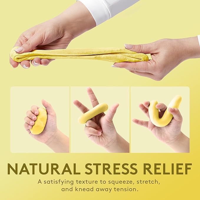 Special Supplies Scented Therapy Putty Dough - Infused with Pure Essential Oils for Aromatherapy and Meditation- Relaxation Gifts for Kids and Adults - Non-Stick (Citrus + Lemon (4.5 oz))