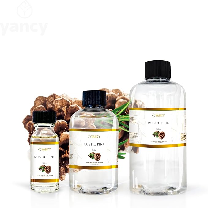 YANCY Pine Luxury Collection Fragrance Oil (4 oz), Fresh Evergreen Aroma, Ideal for Diffusers, Oil Burners & Aroma Lamps, Crisp Outdoorsy Scent for Winter Vibes