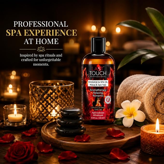 Aphrodisiac Massage Oil for Couples - Massage Oils for Date Night - Massage Oil for Massage Therapy - Aromatherapy Oil for Intimate Moments -Aphrodisiac Massage Oils - Muscle Relaxer Oils 8.45 Fl Oz.