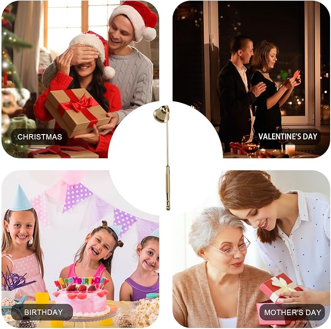 Candle Snuffer, Unique Candle Extinguisher Snuffer, Decorative Candle Extinguisher Metal Candle Tool