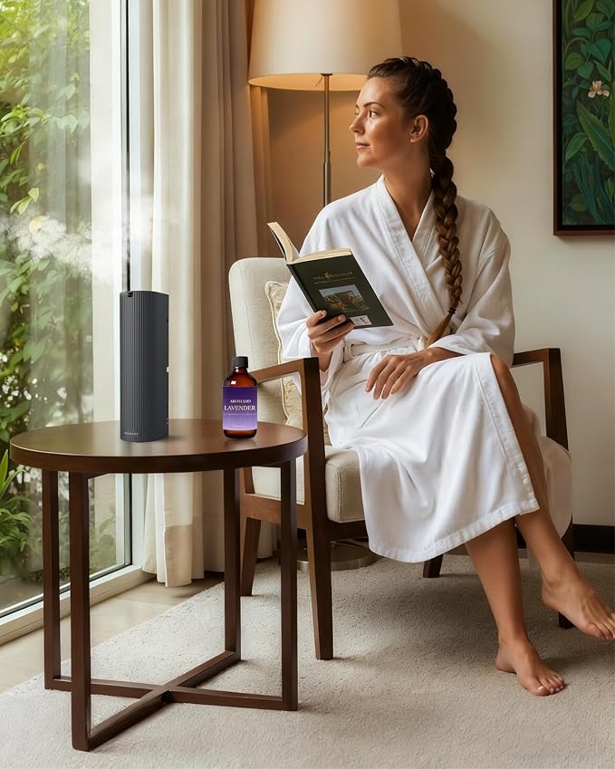 Aromadd Lavender Diffuser Oil Inspired by Classic Botanical Gardens, Premium Fragrance Oils for Waterless Diffuser, Classic Botanical Lavender Scent, Long-Lasting Home Fragrance - 6.76 fl oz (200 mL)