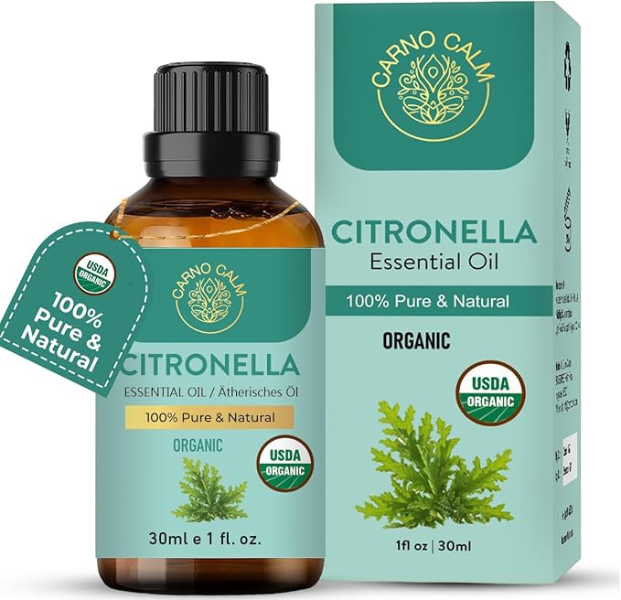 Citronella Essential Oil 30ML | for Diffuser | for Body | for Skin | 100% Pure Natural | Steam Distilled | Therapeutic Grade 1 fl oz