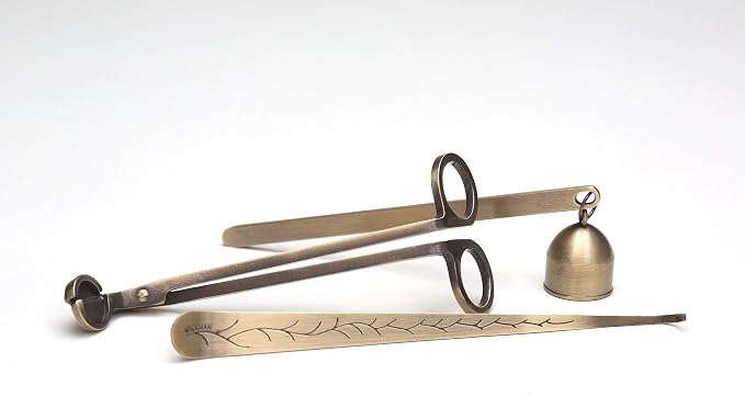 WICKMAN Wick Trimmer, Wick Dipper and Candle Snuffer Set