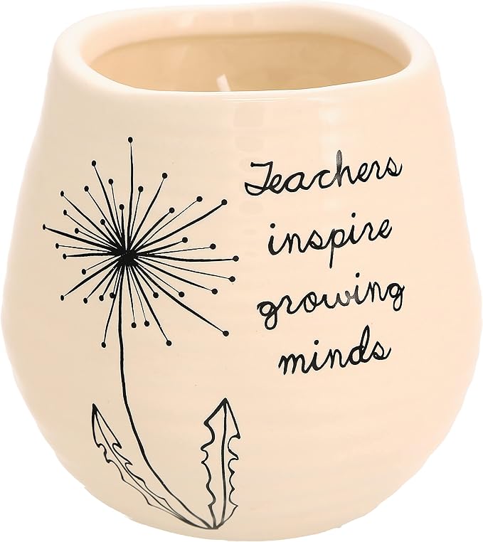 Dandelion Wishes 77150 Ceramic Candles Teachers Inspire Growing Minds Ceramic Soy Candle