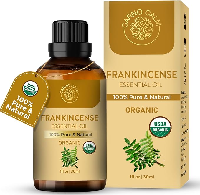 Frankincense Essential Oil | USDA Certified Organic Frankincense Oil | for Skin and Hair | Ideal for Men and Women Both | 30ML