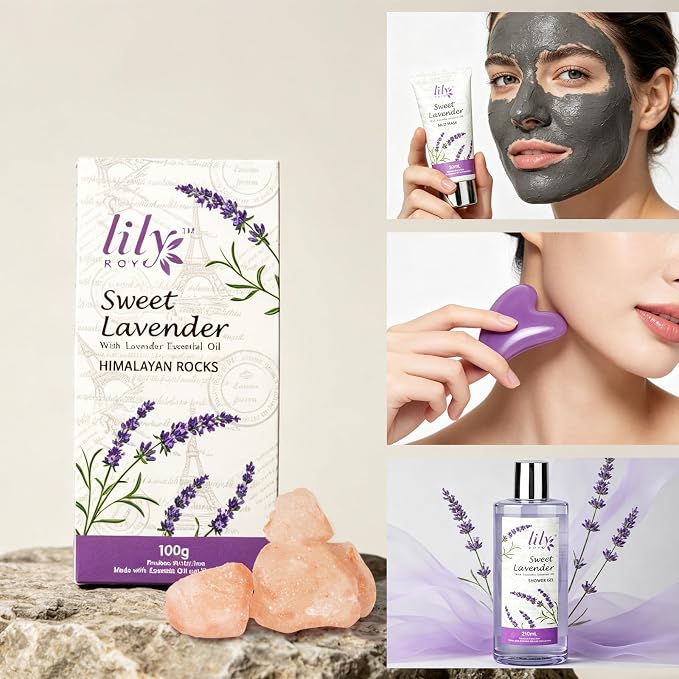 Lavender Spa Skin Care Gift Set - Perfect Pampering Gift Basket for Women