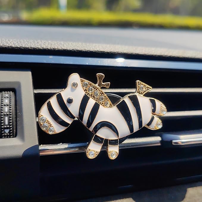 Bling Car Air Freshener Vent Clips, Cute Diffuser Vent Clip Decoration, Unique Car Accessories for Women and Men