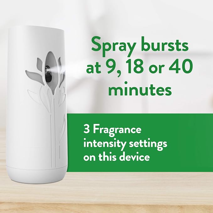Air Wick Automatic Air Freshener Spray Refill, 1ct, Fresh Waters, Odor Neutralization, Essential Oils 5.89 ounce (Pack of 6)