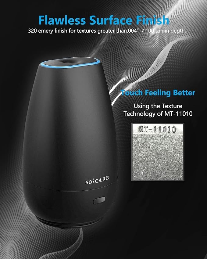Car Diffuser for Essential Oils, Small Portable Car Essential Oil Diffuser with Built-in USB Cable, Mini Aromatherapy Air Scent Humidifier Diffuser for Travel/Office/Home (Elegant Black)
