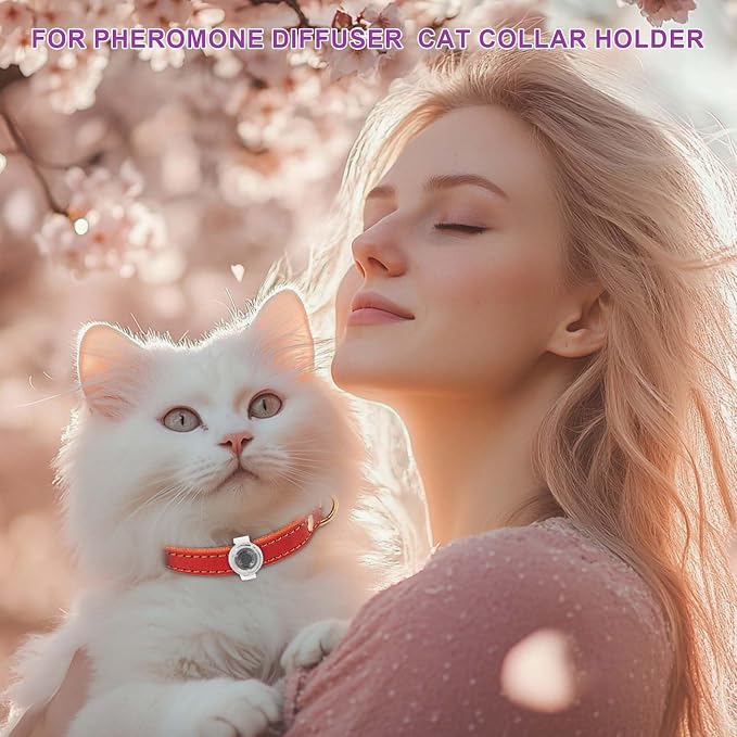 Cat Calming Pheromone Diffuser – Relieves Travel Anxiety & Stress in Cats & Kittens, Long-Lasting Drug-Free Comfort, No Electricity Needed, Easier to Use Than Calming Collars or Sprays